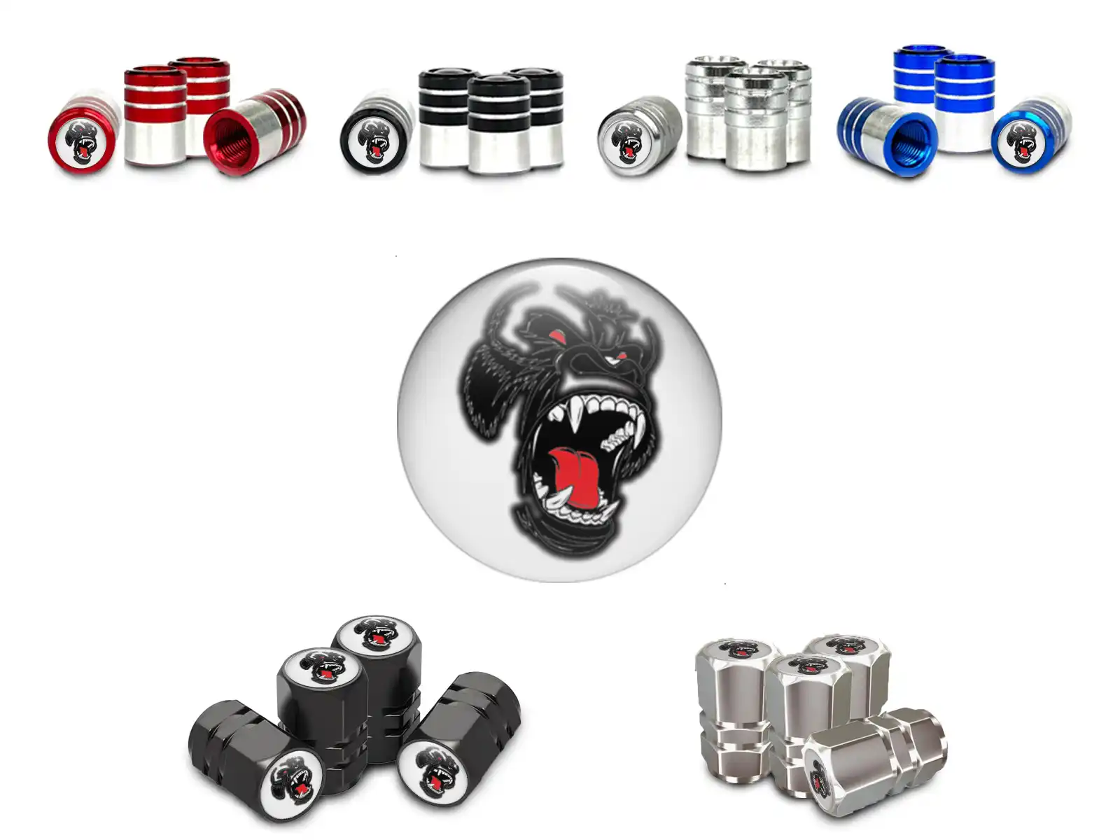 Wheel Valve Caps for SUVs Robust
